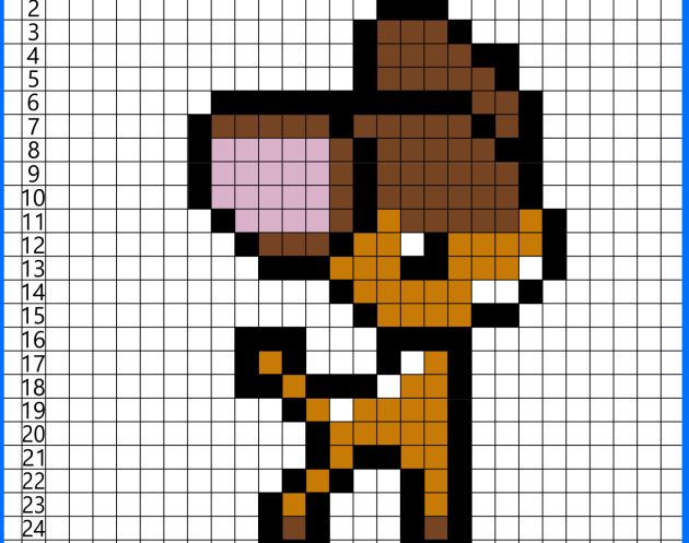 Bambi Disney Pixel art