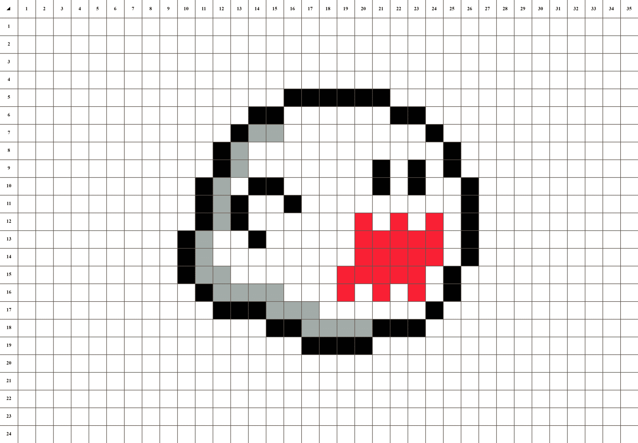 Boo Mario Ghost Pixel Art