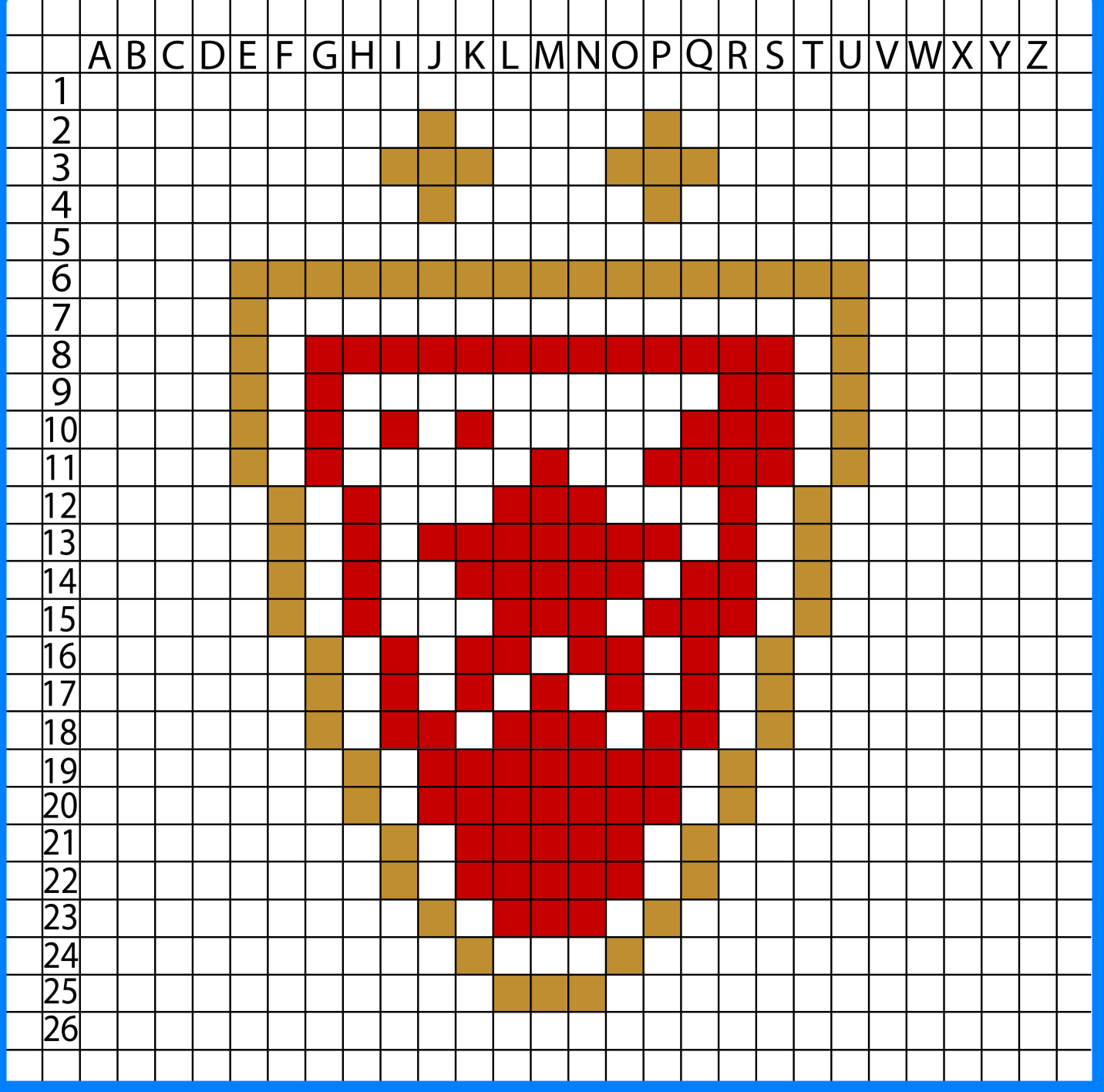 Etoile Rouge Logo Pixel art