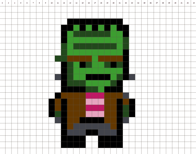 Frankenstein Pixel art