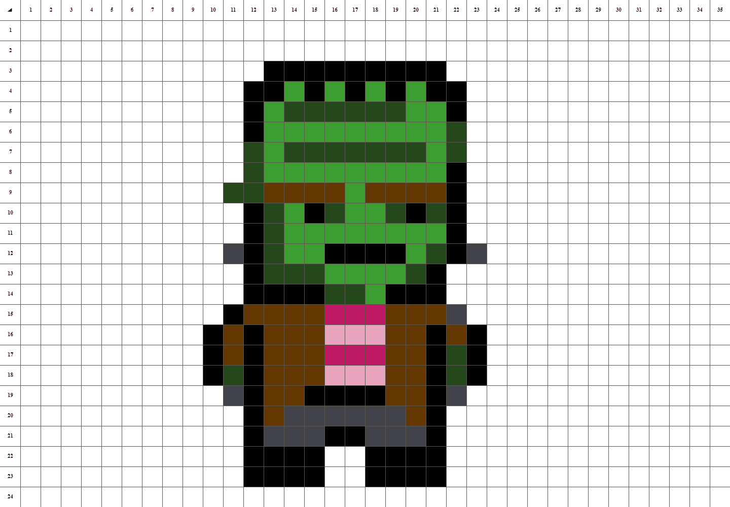 Frankenstein Pixel art