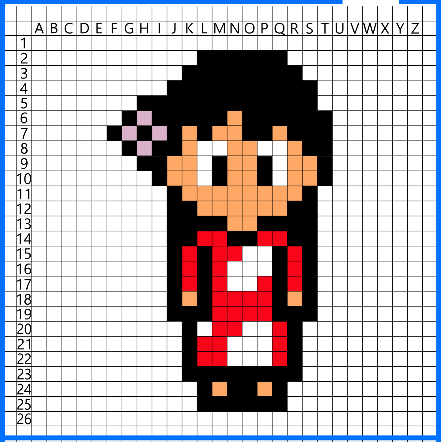 Lilo Disney Pixel art