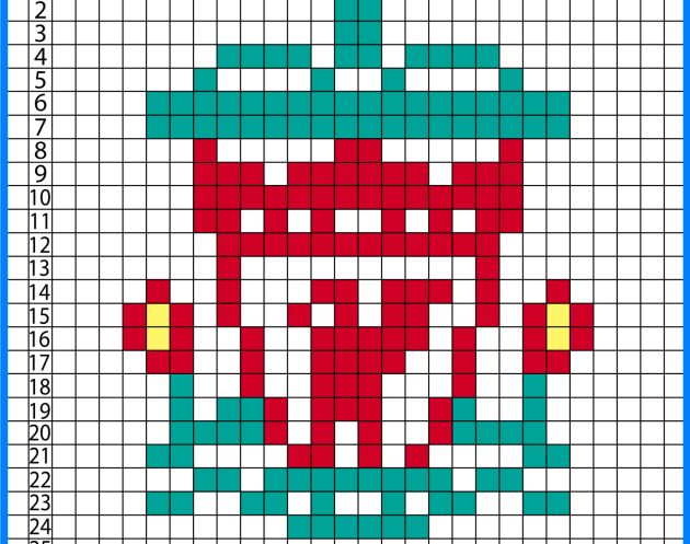 Liverpool Logo Pixel art