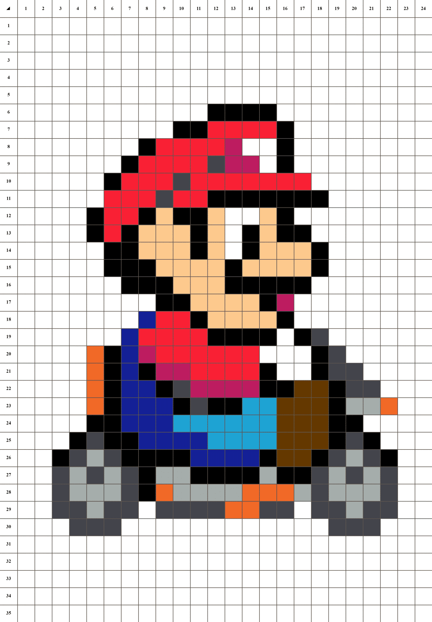 Mario Kart Pixel art