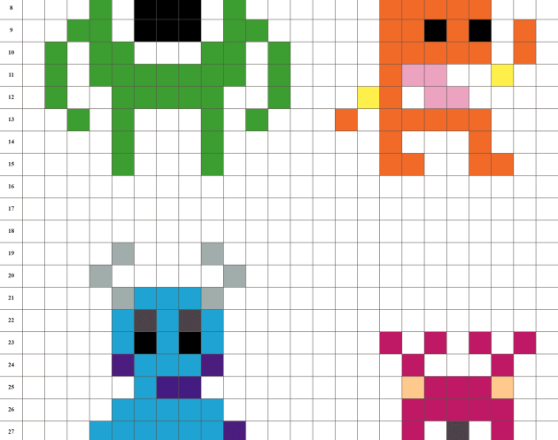 Monsters Inc. Pixel Art