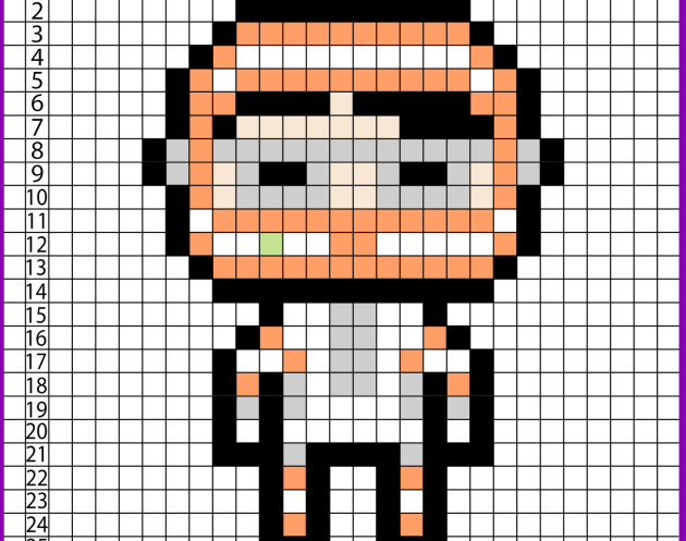 Moonwalker Fortnite Pixel art