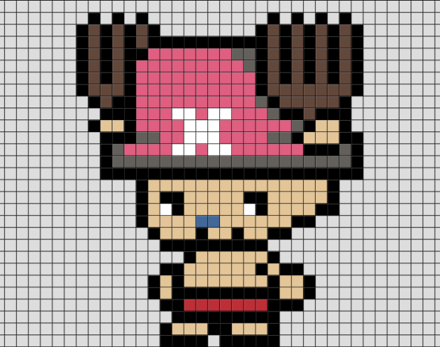 One Piece Chopper Pixel Art