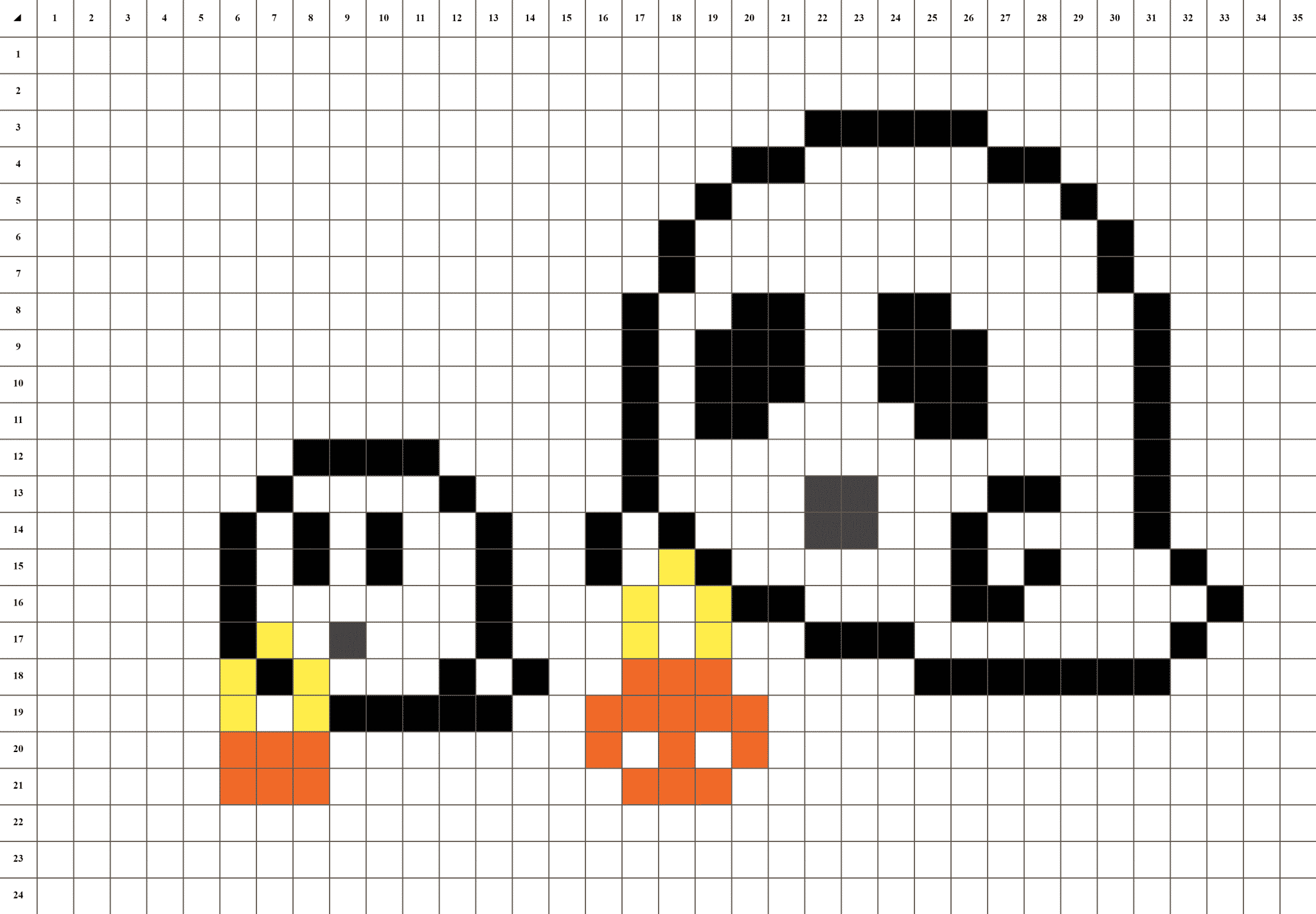 Pixel Art Halloween-Geister
