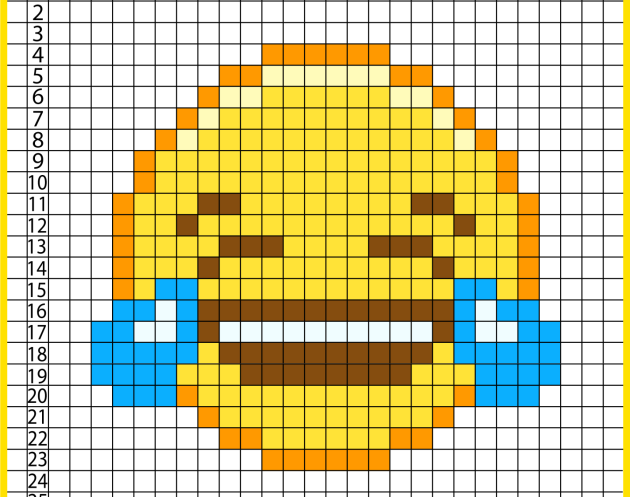 Pixel art MDR Emoji