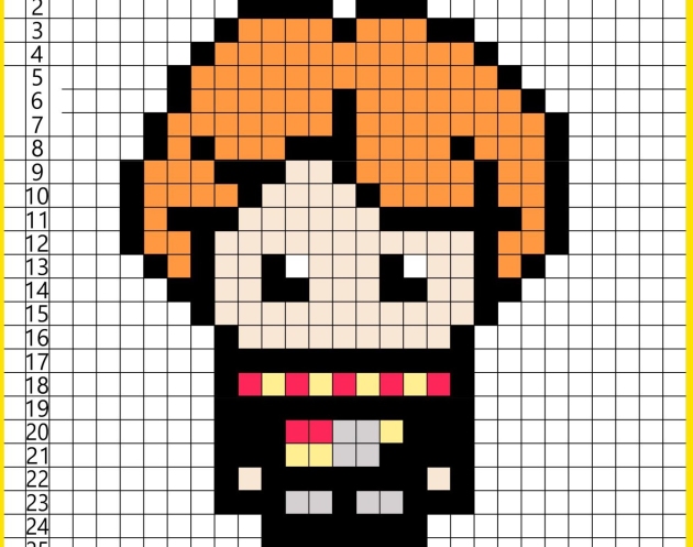 Ron Weasley Pixel art