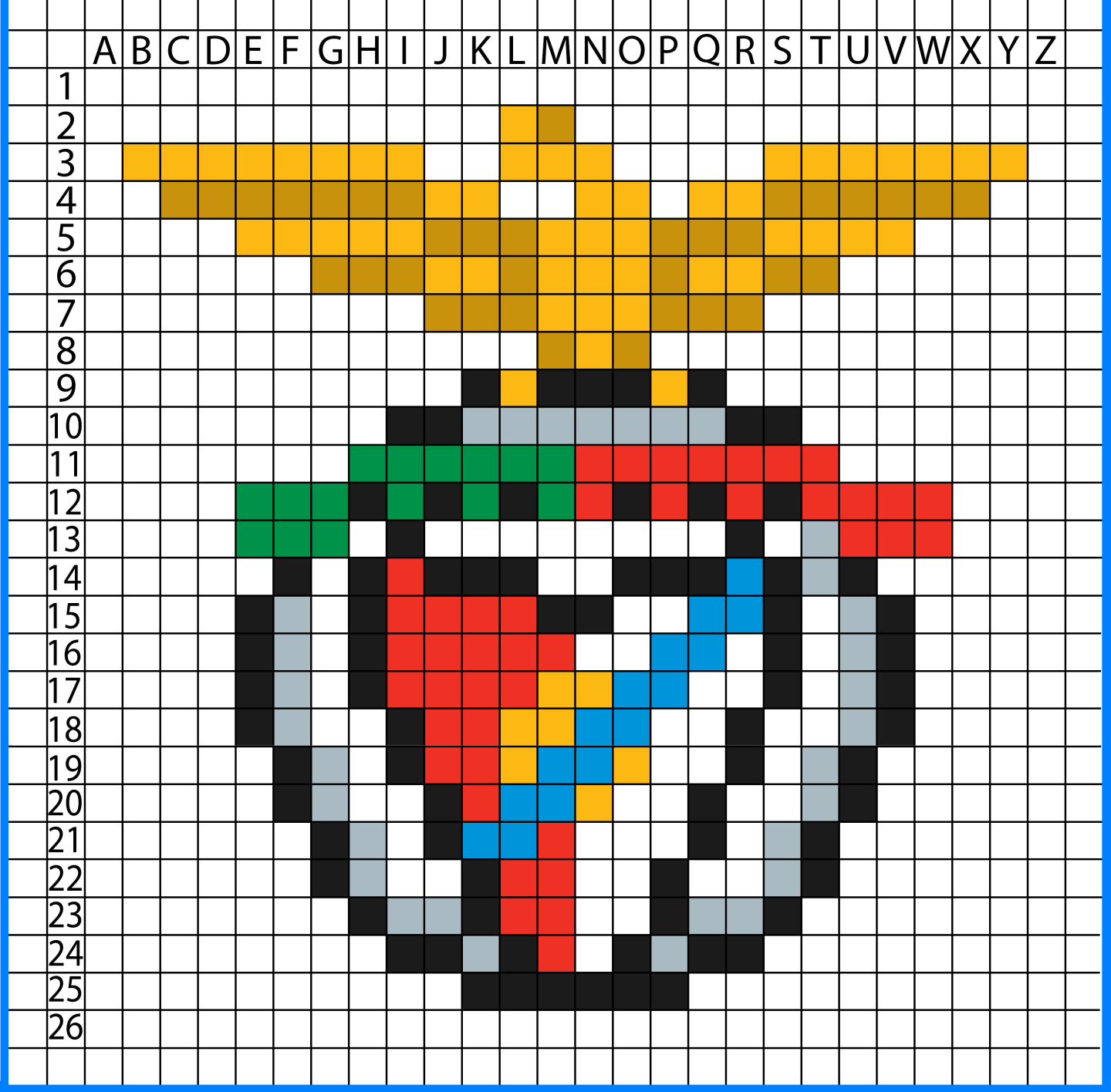 SL Benfica Pixel art