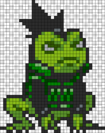 Shikamaru Frog Pixel Art