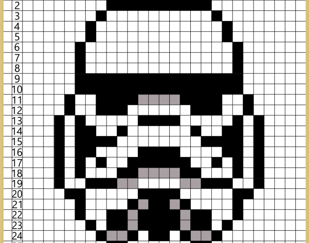 Star Wars Storm - trooper Pixel art