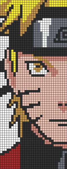 Uzumaki Naruto Pixel Art