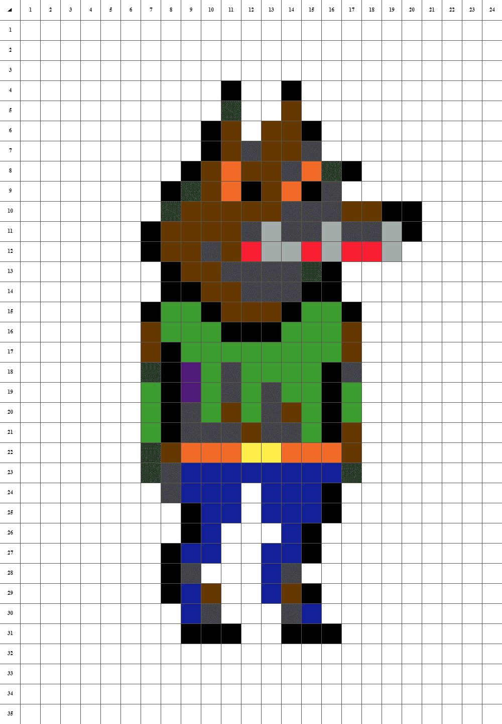 Werwolf Pixel Art