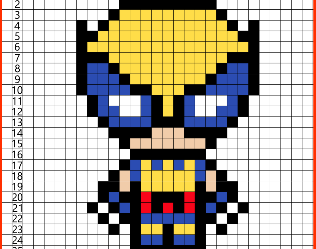 Wolverine Pixel Art