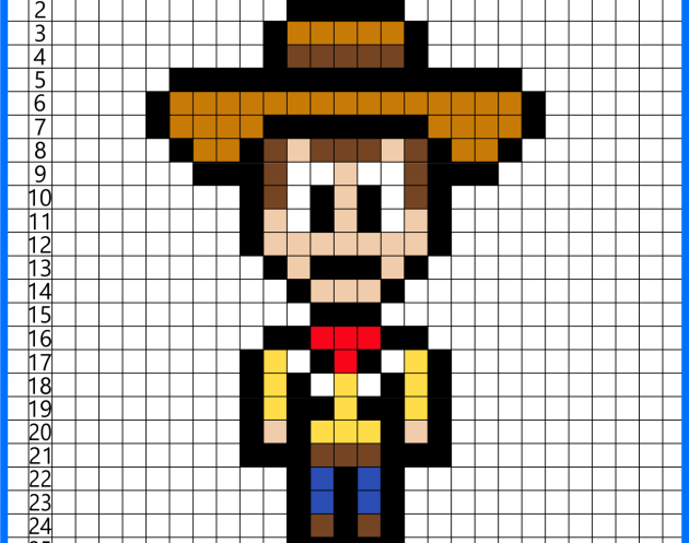 Woody Disney Pixel art