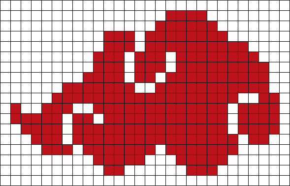 Akatsuki Symbol Pixel art