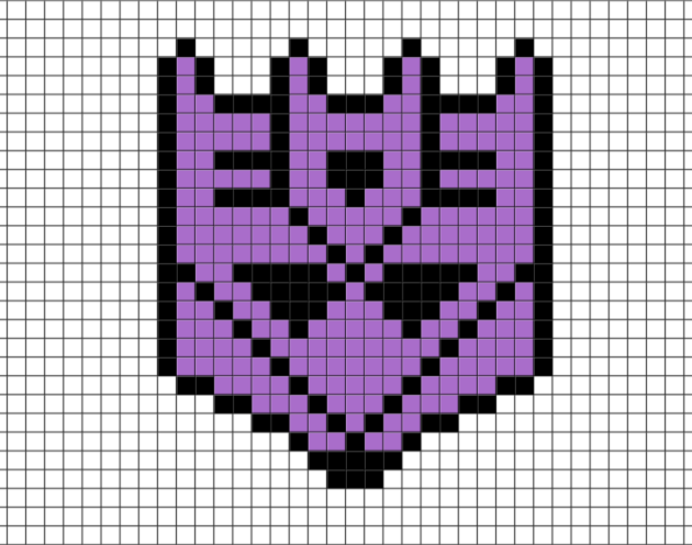 Decepticons Logo Pixel art