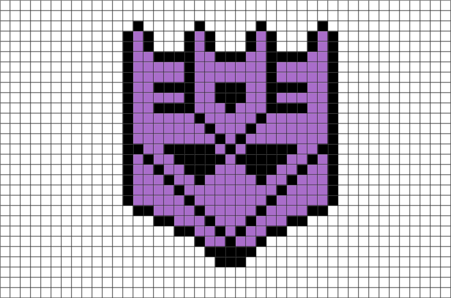 Decepticons Logo Pixel art