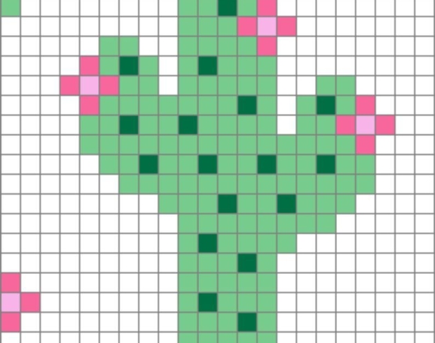 Kaktus Pixel art