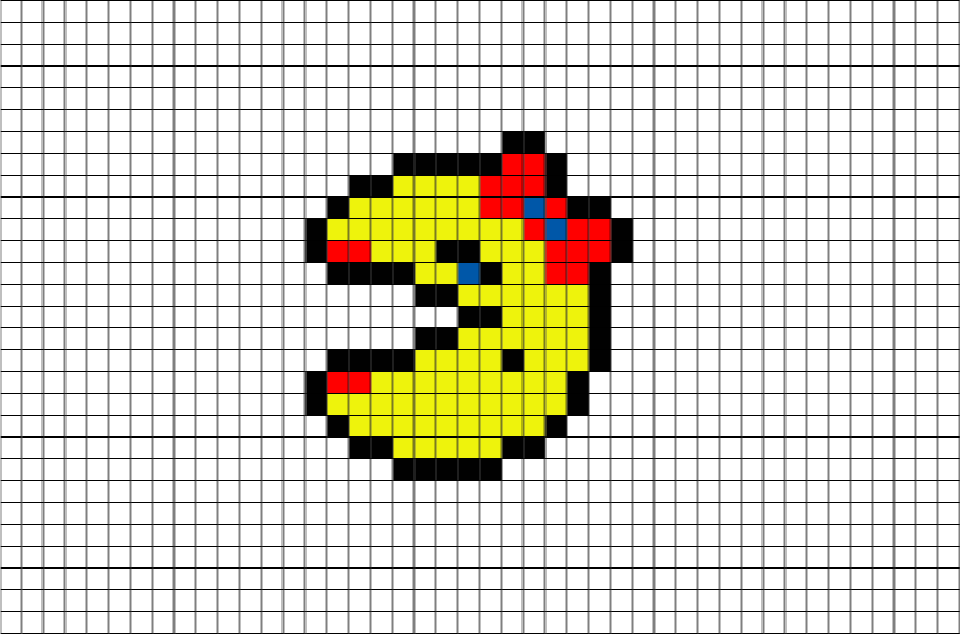 Pacman pixel art