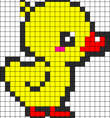Pixel Art Ente