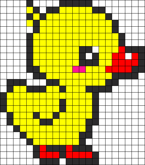 Pixel Art Ente