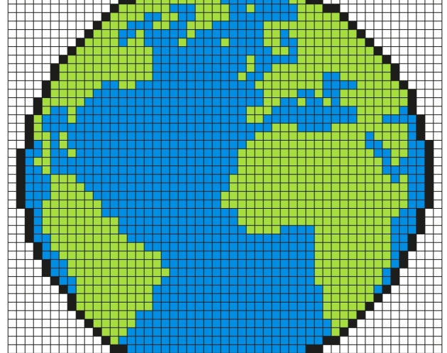 Pixel Art Planet
