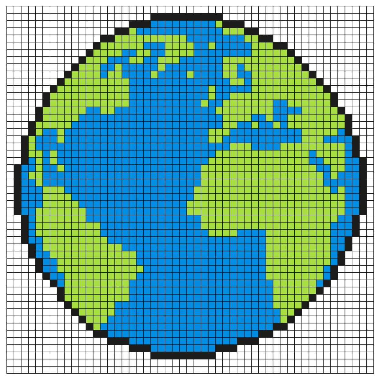 Pixel Art Planet