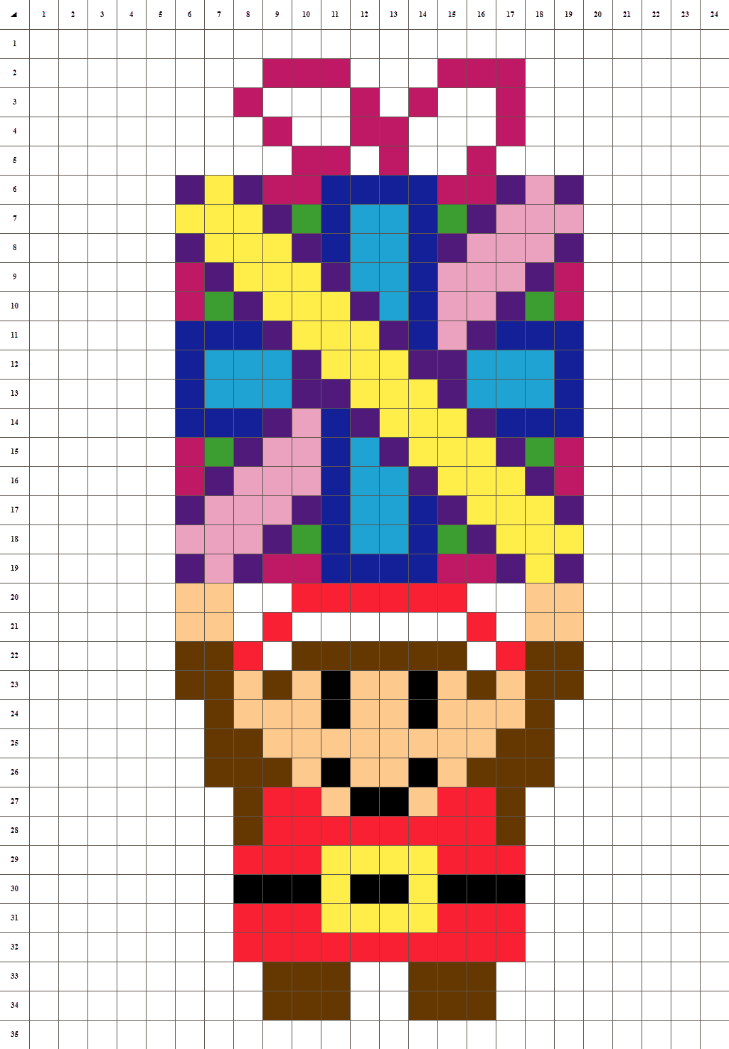 Pixel Art Weihnachtsgeschenk