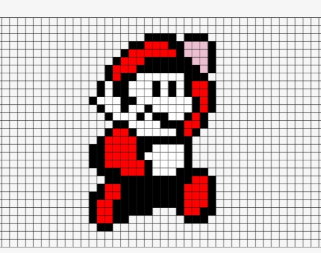 Super Mario Bros 3 pixel art