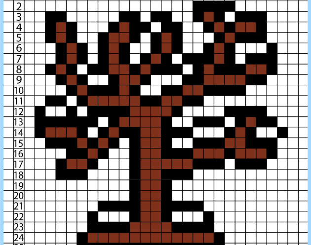 Toter Baum Pixel art