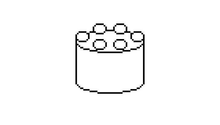 Wie zeichnet man einen Pixel-Art-Kuchen 4