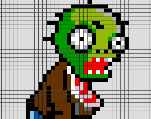zombie pixel art