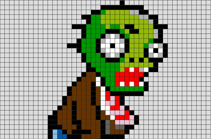 zombie pixel art
