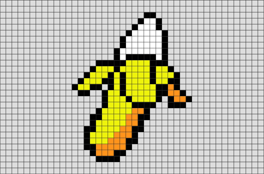 Banane Pixel art