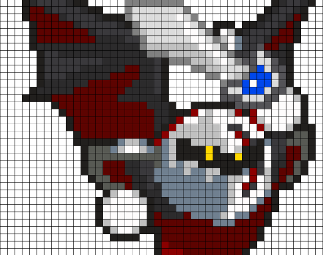 Dark Meta Knight Pixel art