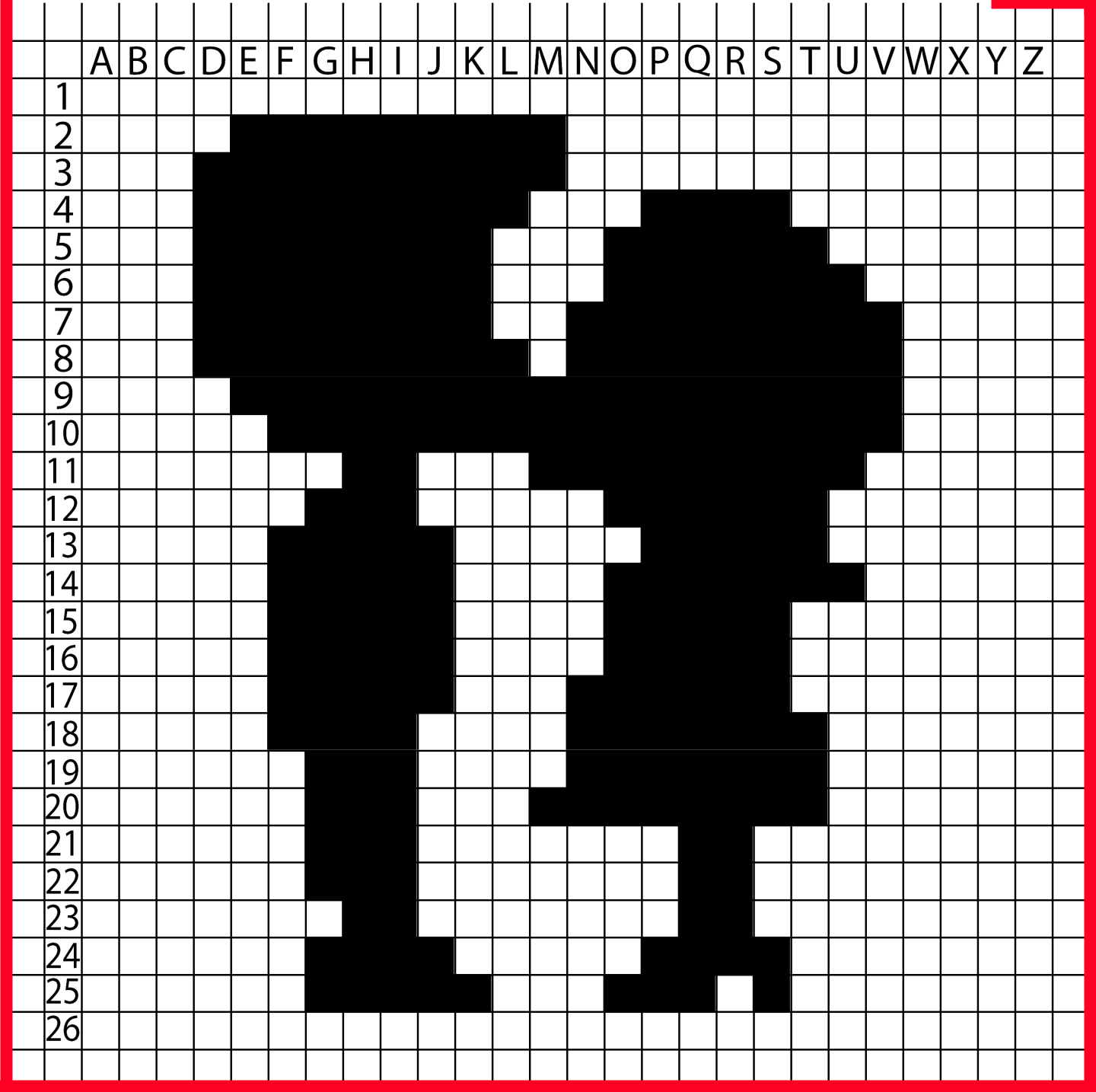 Der Kuss Pixel art