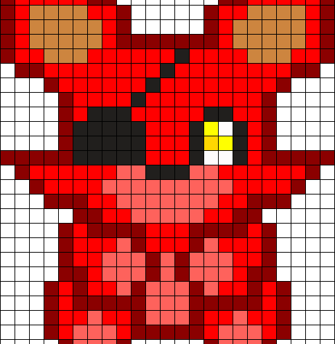 Fnaf Foxy pixel art