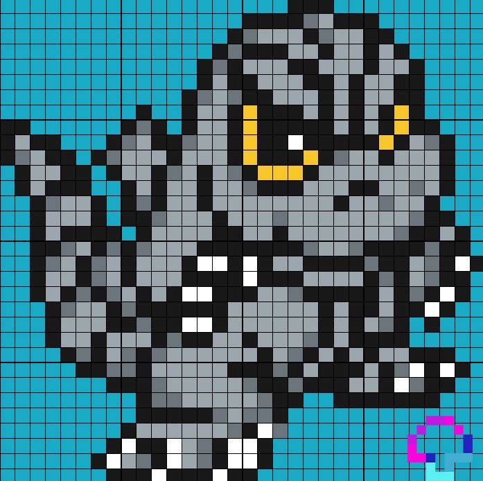 Godzilla pixel art