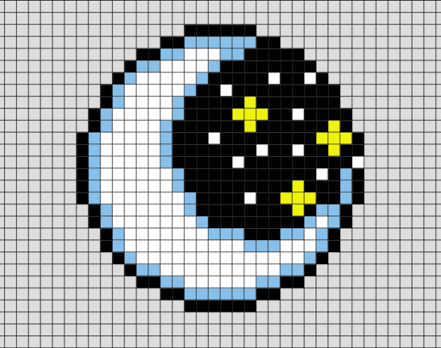 Mond Pixel art