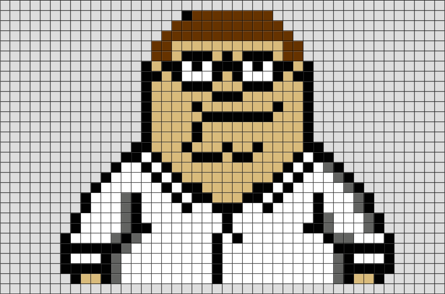 Peter Griffin pixel art