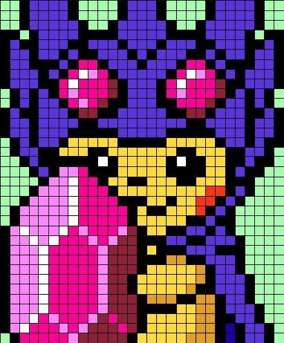 Pixel Art Pikachu in Verkleidung 8