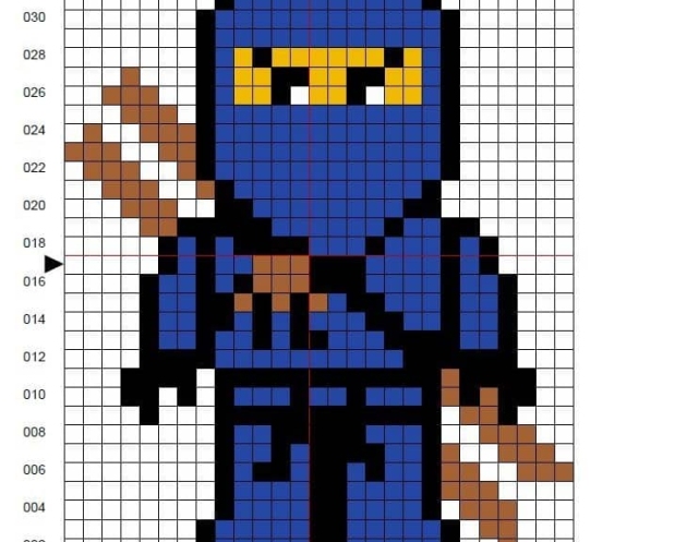 Pixel art Ninjago