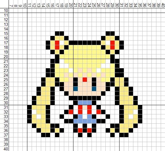 Sailor Moon pixel art