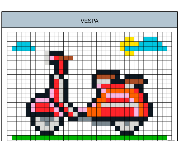 Vespa pixel art