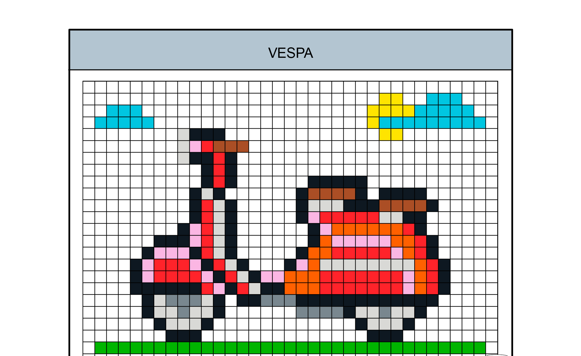 Vespa pixel art