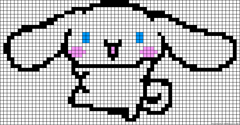 Cinnamoroll pixel art