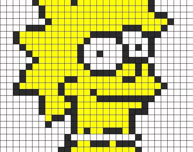 Lisa Simpson pixel art